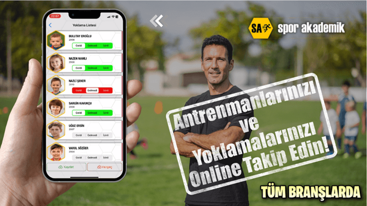 Antrenmanlarınızı ve Yoklamalarınızı Online Takip Edin!